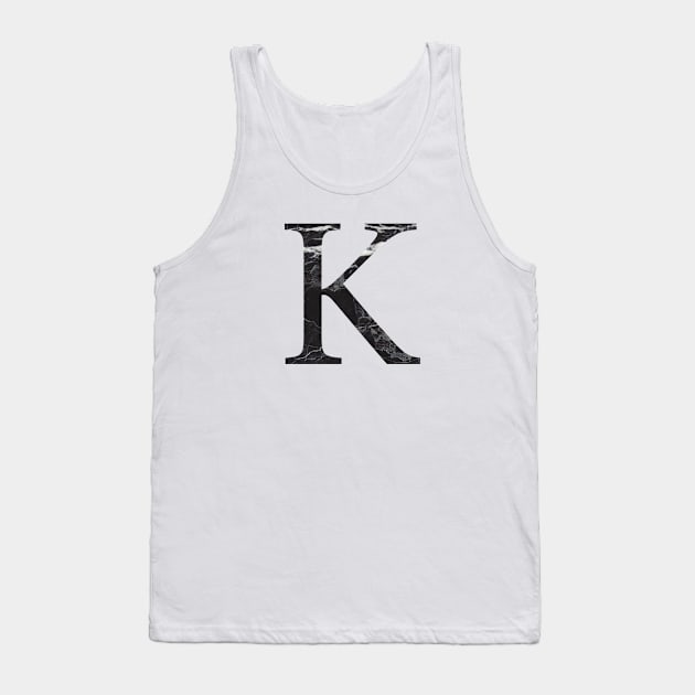 Marble K Tank Top by lolosenese